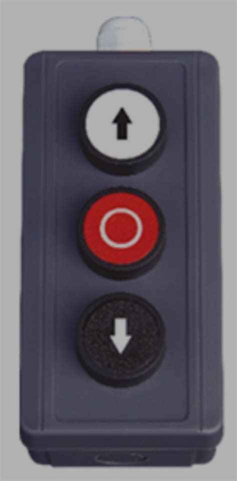 push button for boom barrier